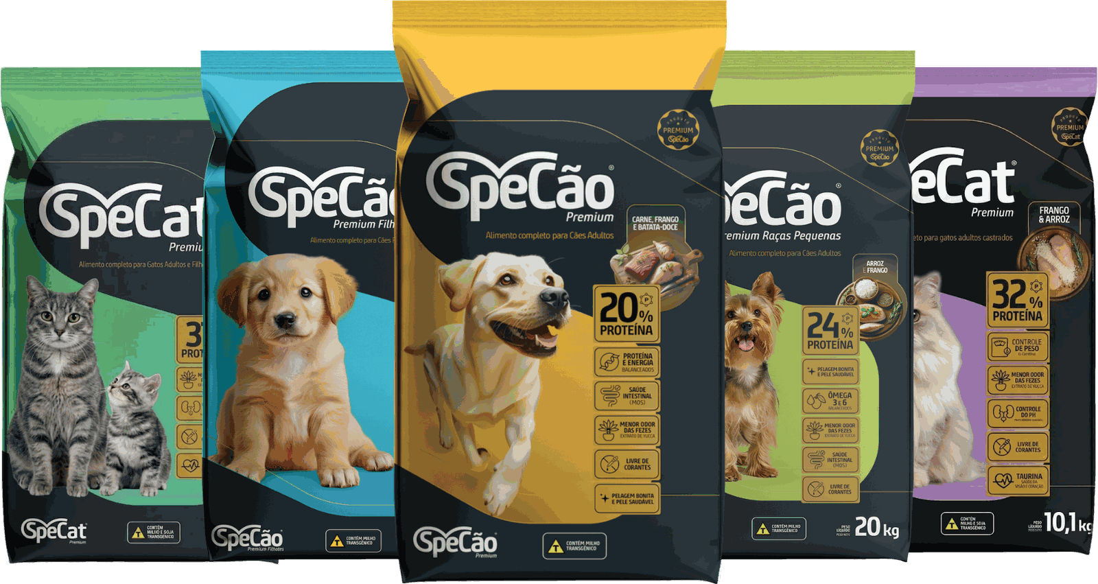 Linha completa Specão e Specat